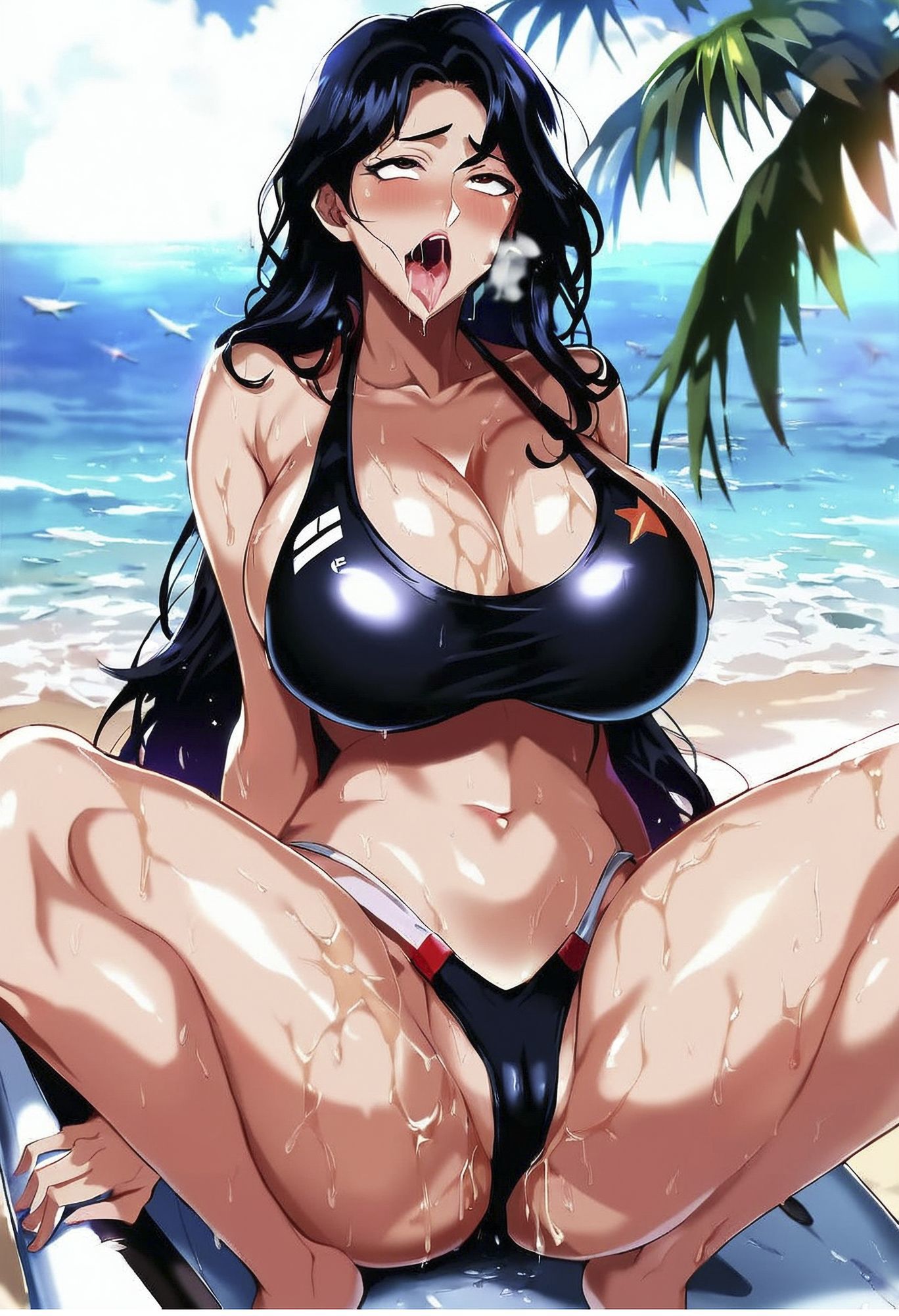黒髪爆乳お姉さんのサンプル画像 6