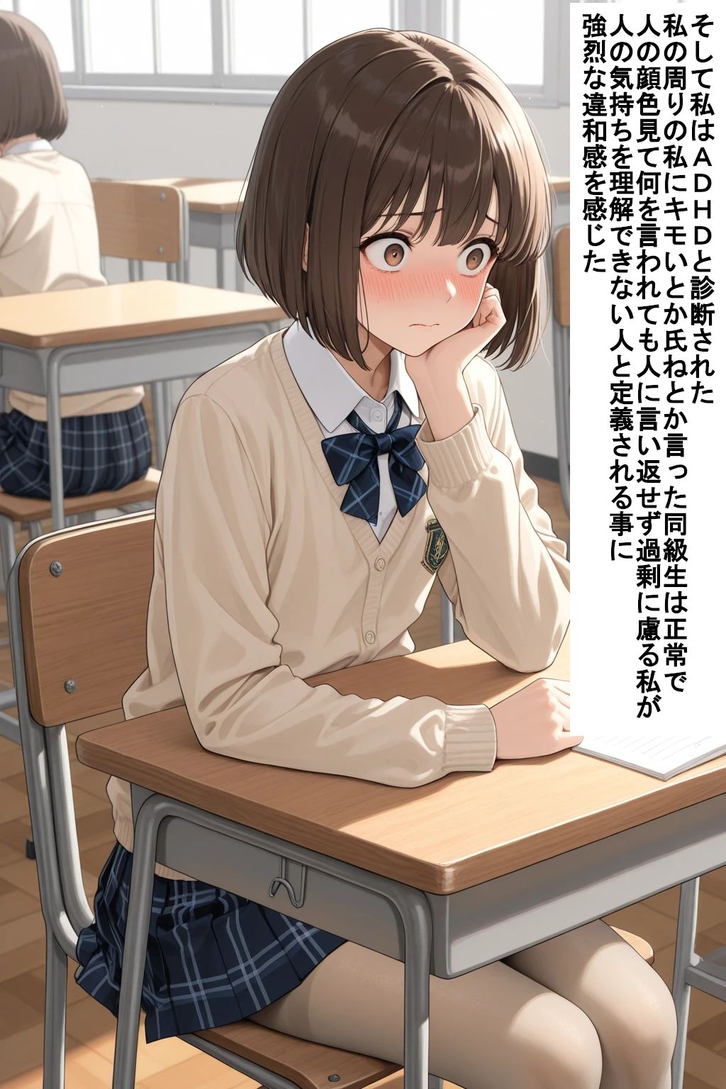 僕のお尻の穴が性器に変わるまで7 萌々の場合(ストーリー付)全ての画像に台詞など付 白衣の天使に憧れた介護士の男の娘は 永久貞操帯でチンポを封じられ 永遠に飼われるアナルマゾ嫁に堕ちたのサンプル画像 1