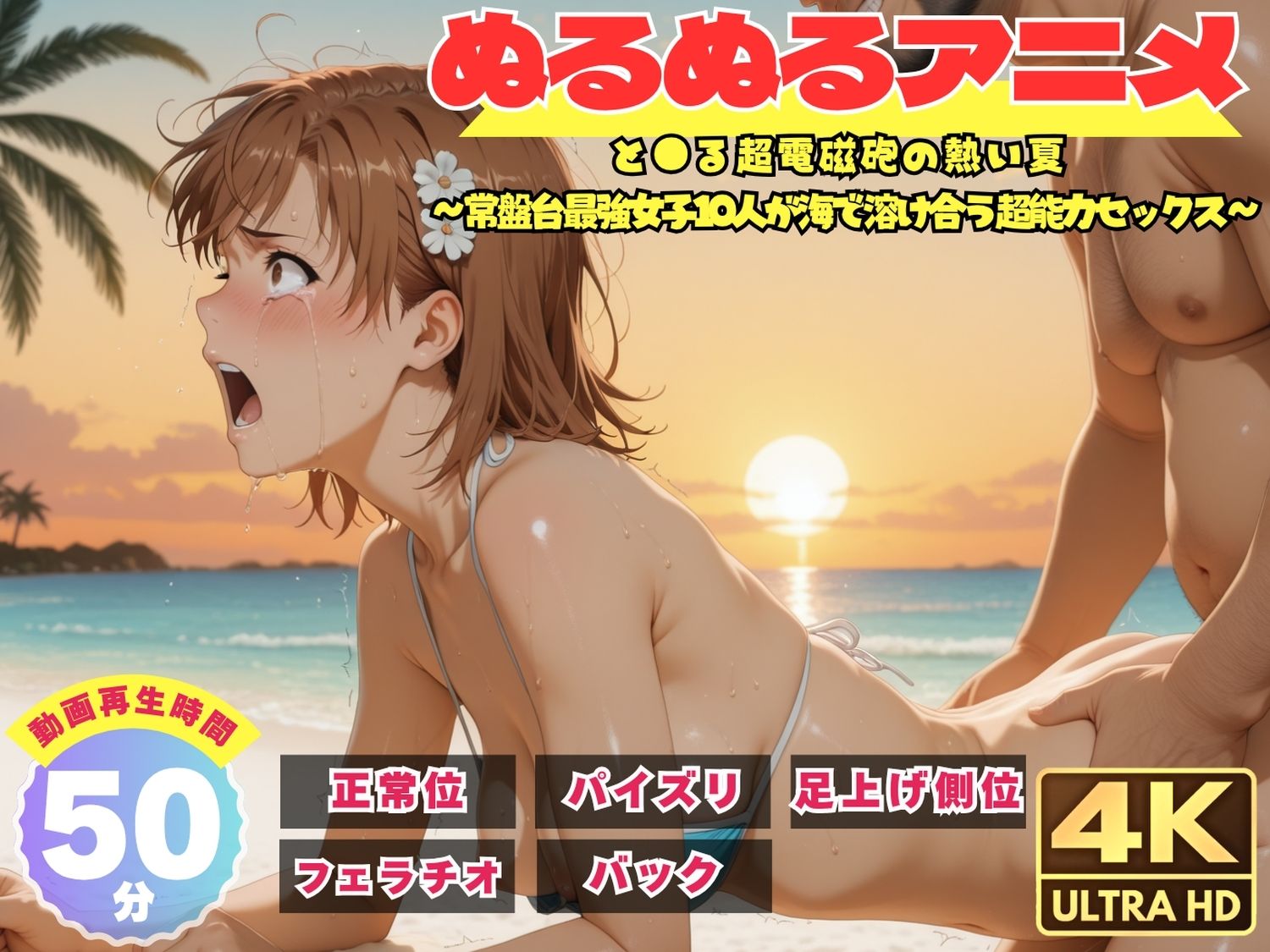 【総集編】と●る科学の超電磁砲【ぬるぬるアニメ】のサンプル画像 3