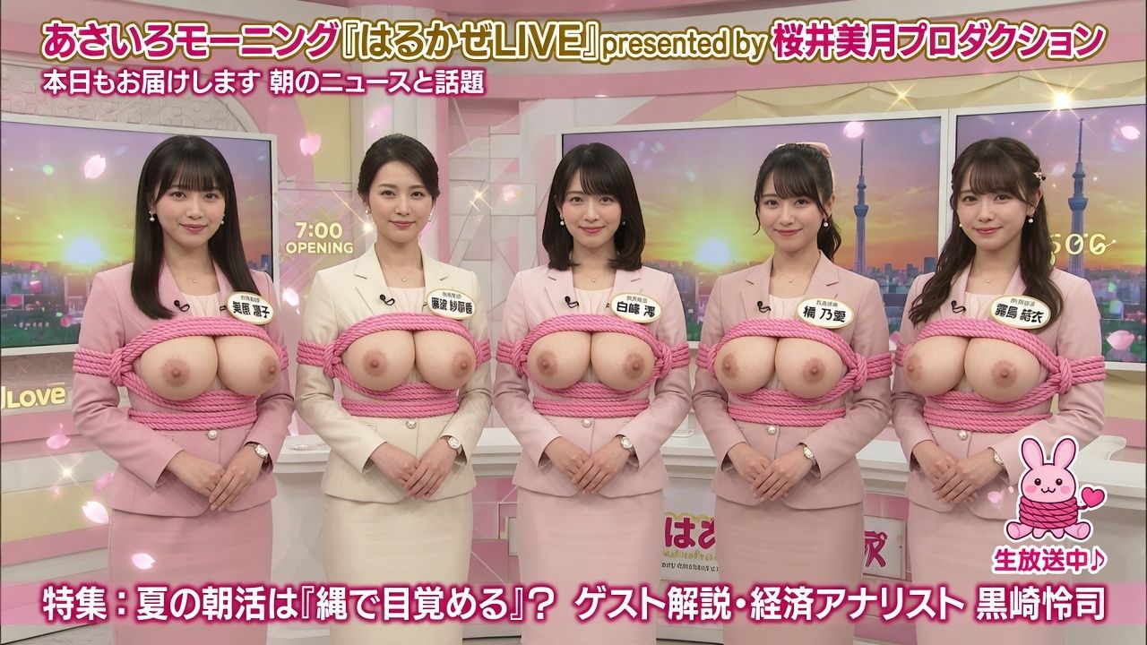 アヘ顔パンデミック_女子アナ編 画像10