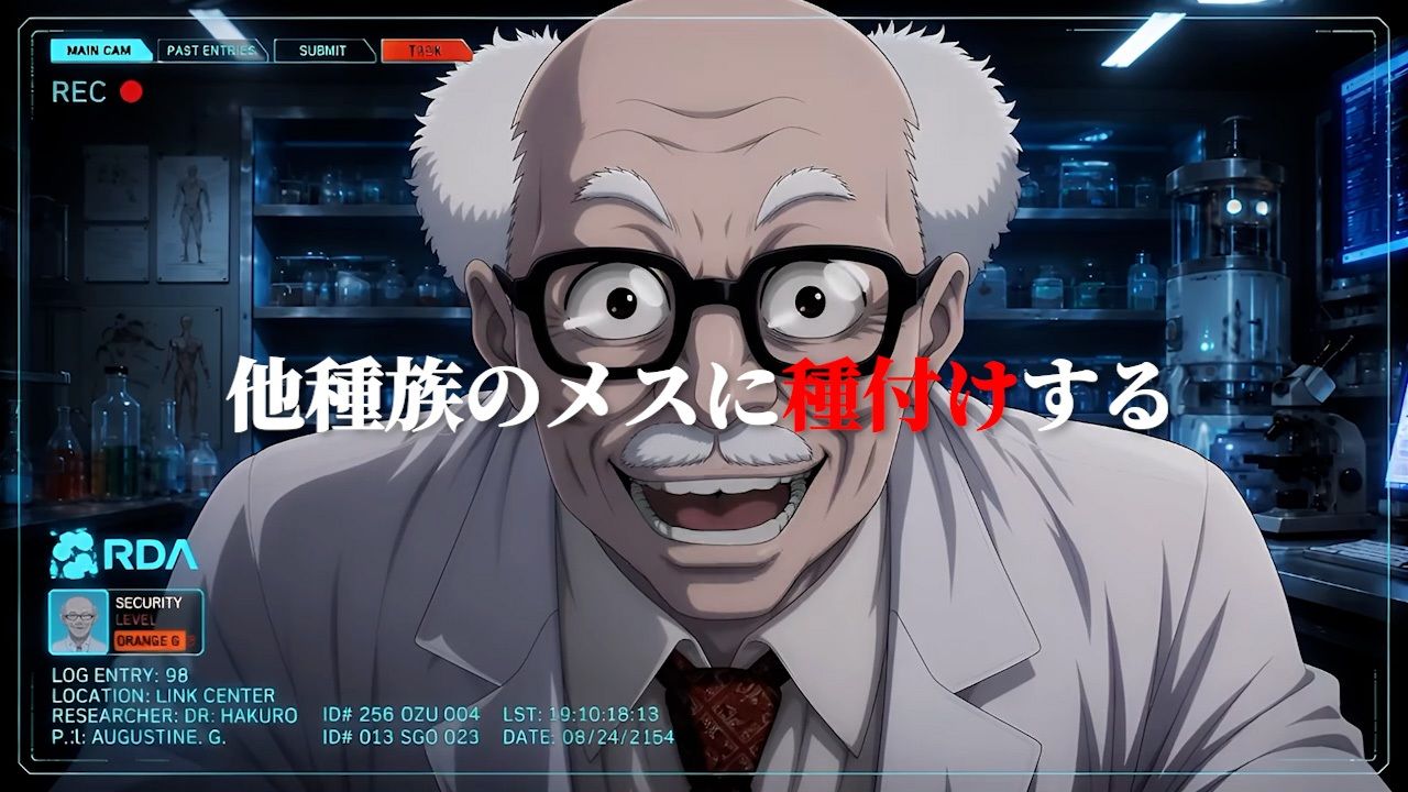 【アニメ】オークの種付け交尾動画のサンプル画像 1
