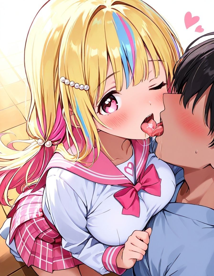 どこでもセックスするのが当たり前になっちゃった世界 ピンクセーラー服 編のサンプル画像 2