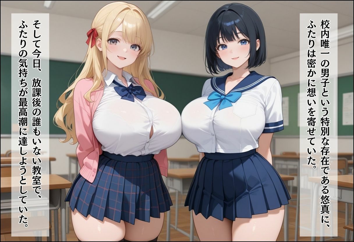 間違って女子校に入学したらムチムチ女子校生に毎日中出しを要求される学園生活〜放課後甘々Wヒロイン編〜 画像4