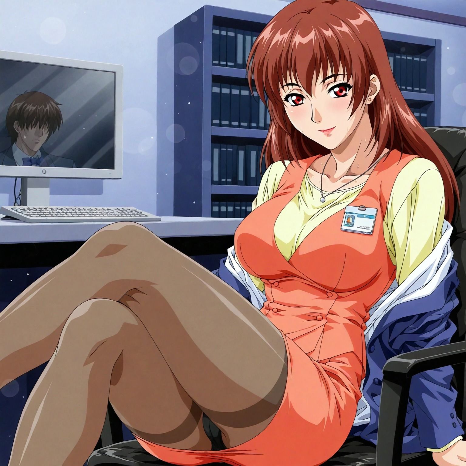 Lingeries ランジェリーズ（麻〇玲奈と夜のオフィスでイチャラブ編）のサンプル画像 3