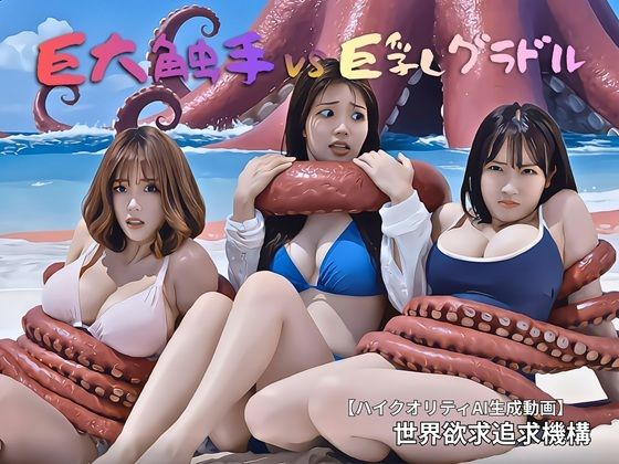 巨大触手 VS 巨乳グラドル [世界欲求追及機構]