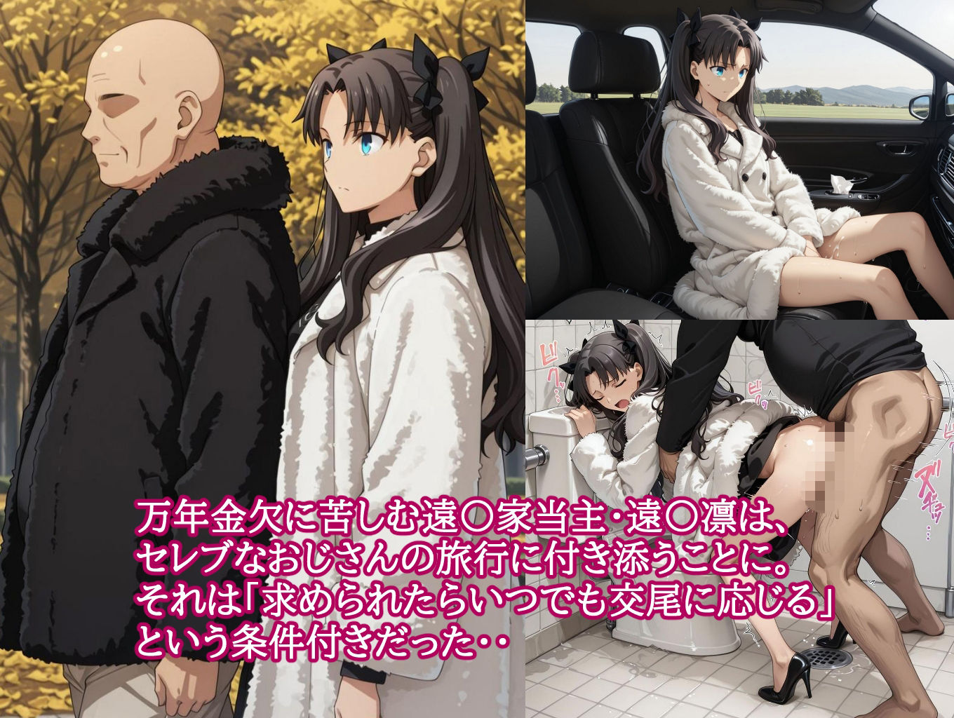 おじさんと交尾旅行 遠〇凛のサンプル画像 1