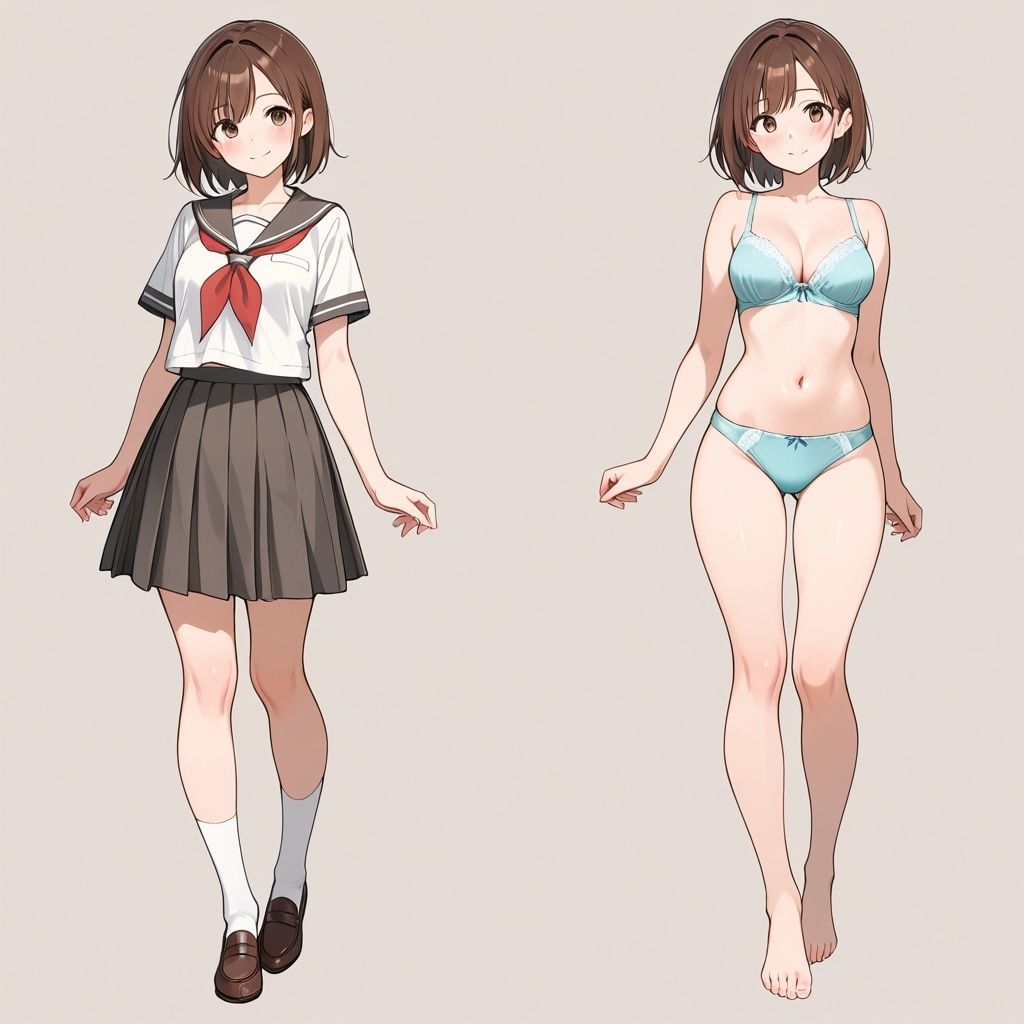 セーラー服のあの子は、下着姿が一番かわいい。のサンプル画像 2