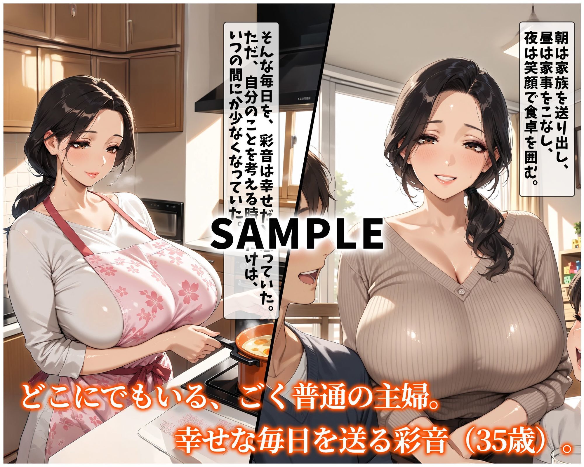 寝取られ人妻（35）普通の主婦が一番エロいのサンプル画像 2