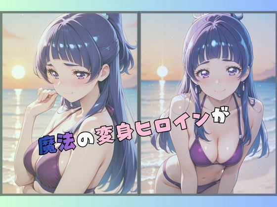 大人になった魔法少女、海で愛されスパンキング2のサンプル画像 1