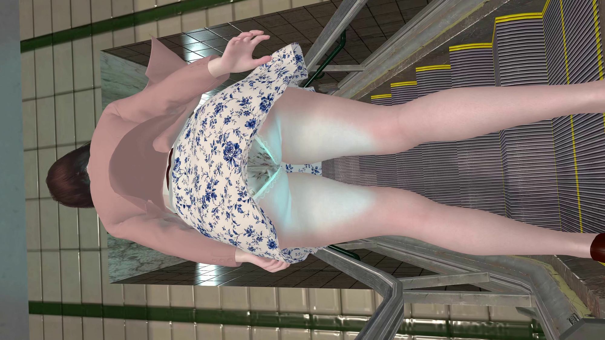 【4K60fps】電車対面パンチラ2 〜 日常に潜む秘め事 〜 神代優菜-Part1のサンプル画像 4