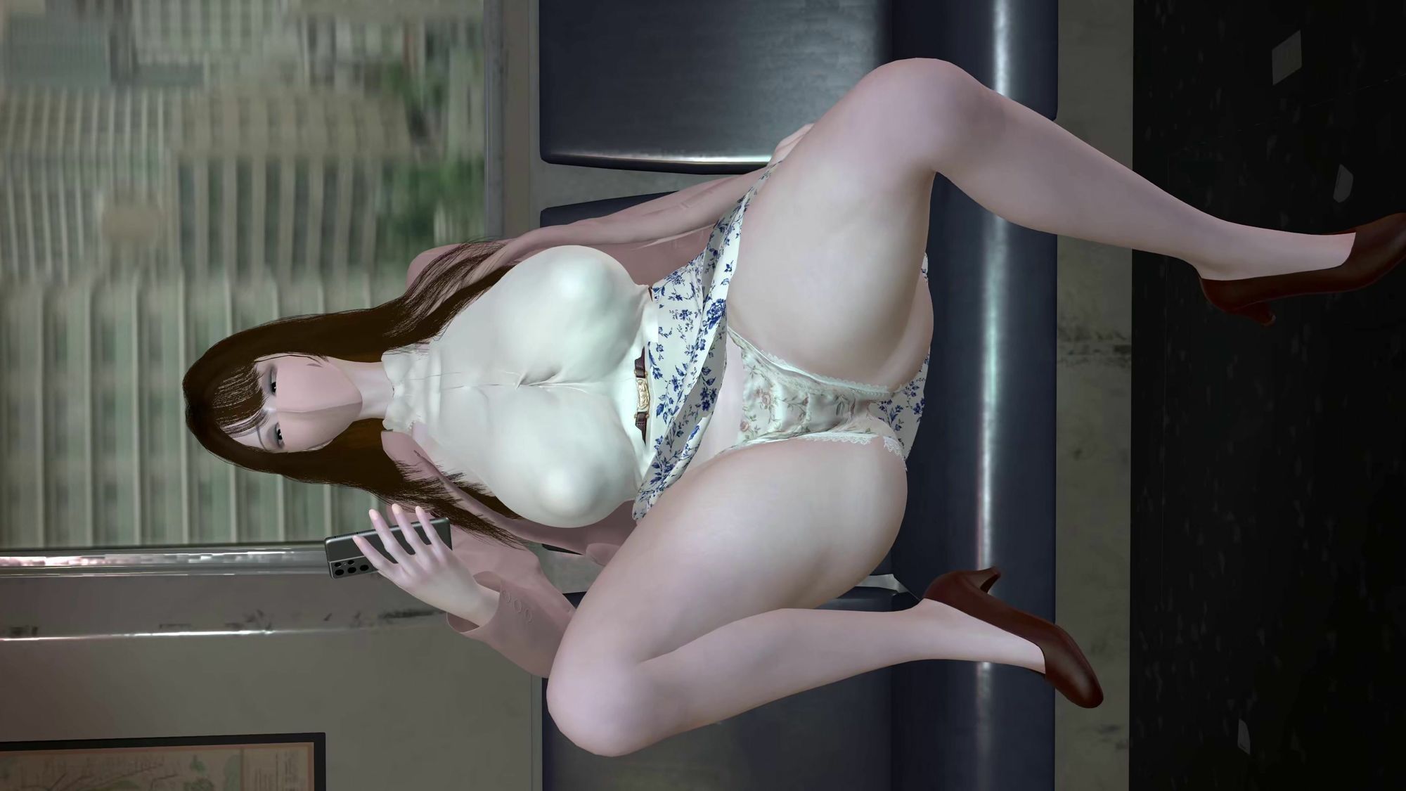 【4K60fps】電車対面パンチラ2 〜 日常に潜む秘め事 〜 神代優菜-Part2のサンプル画像 4