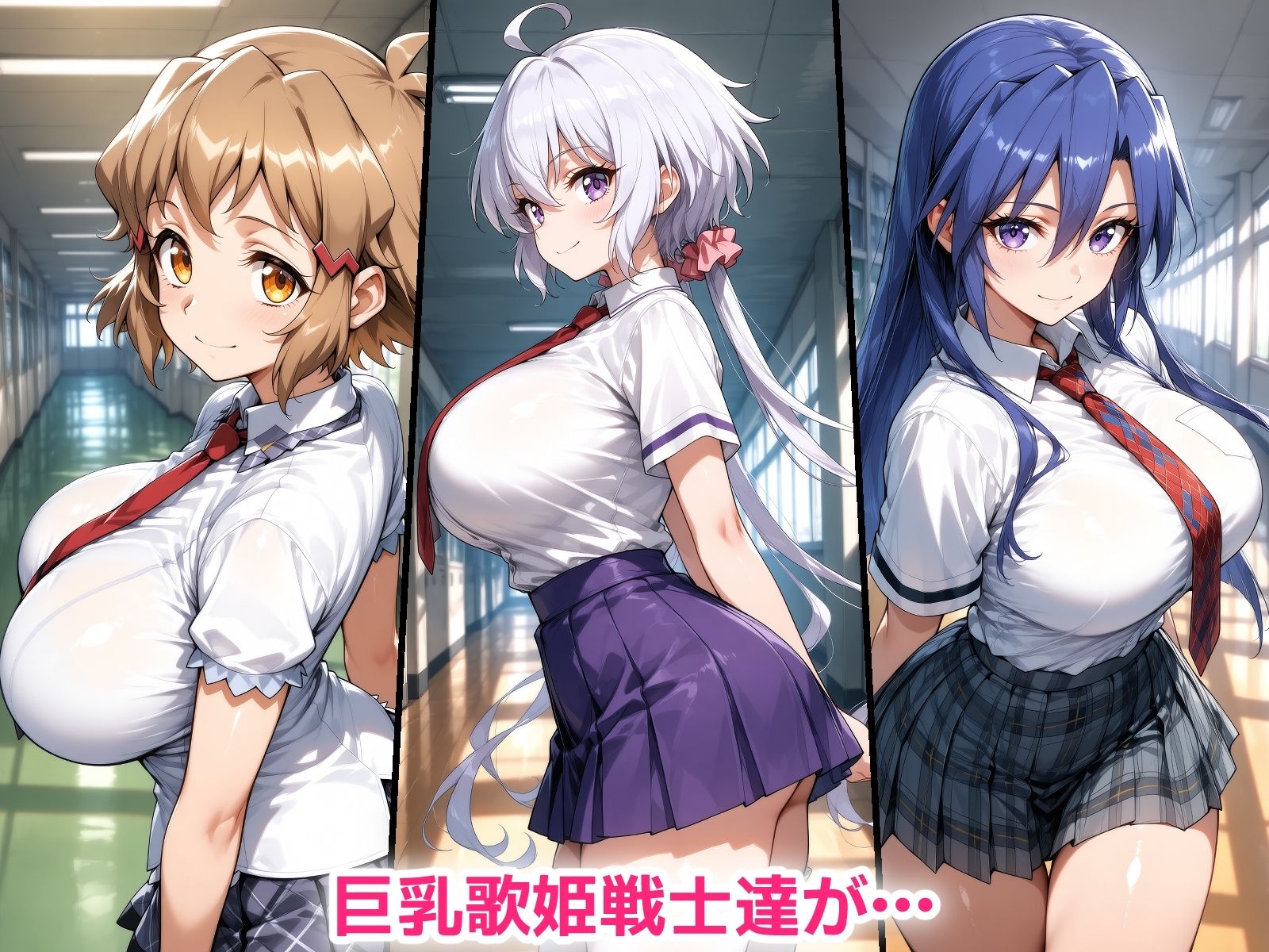 催●おじさんに寝取られる!巨乳歌姫戦士たち〜全員メス堕ち・孕ませ〜のサンプル画像 1
