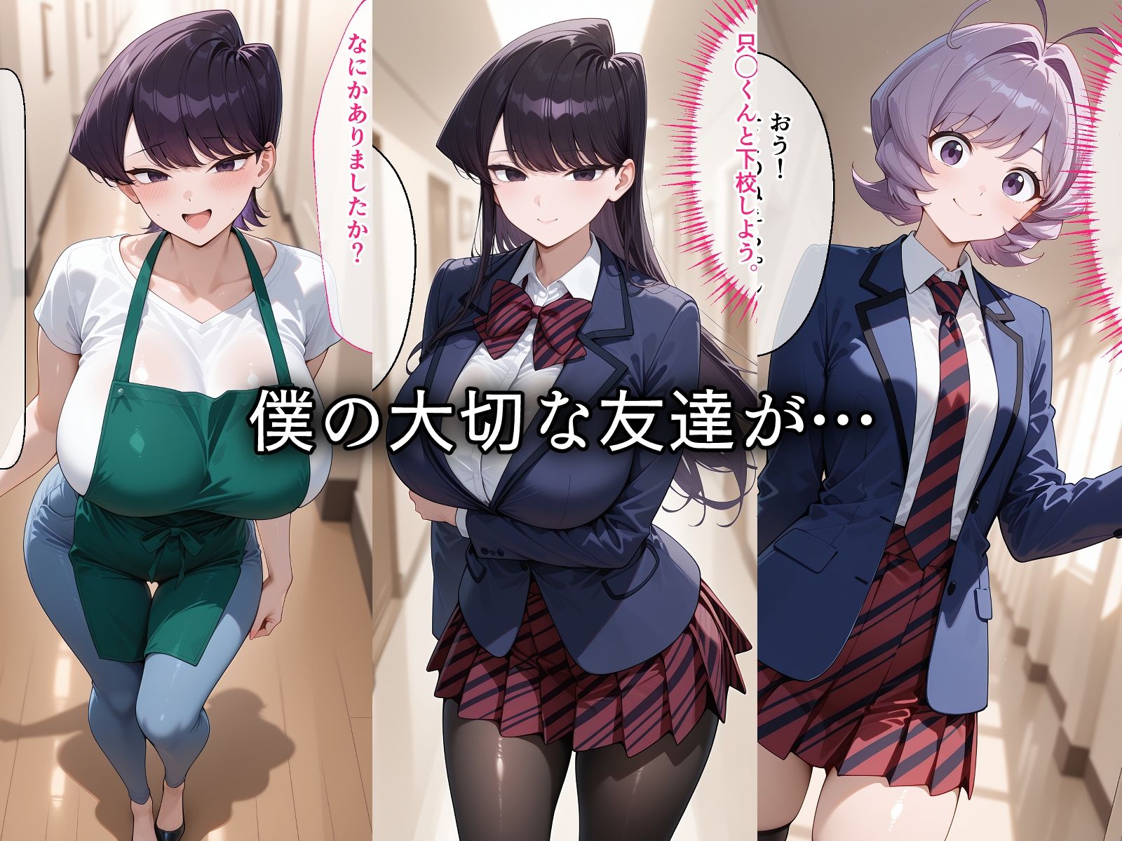 寝取られたコミュ障たち〜催〇アプリで種付け完了のサンプル画像 1
