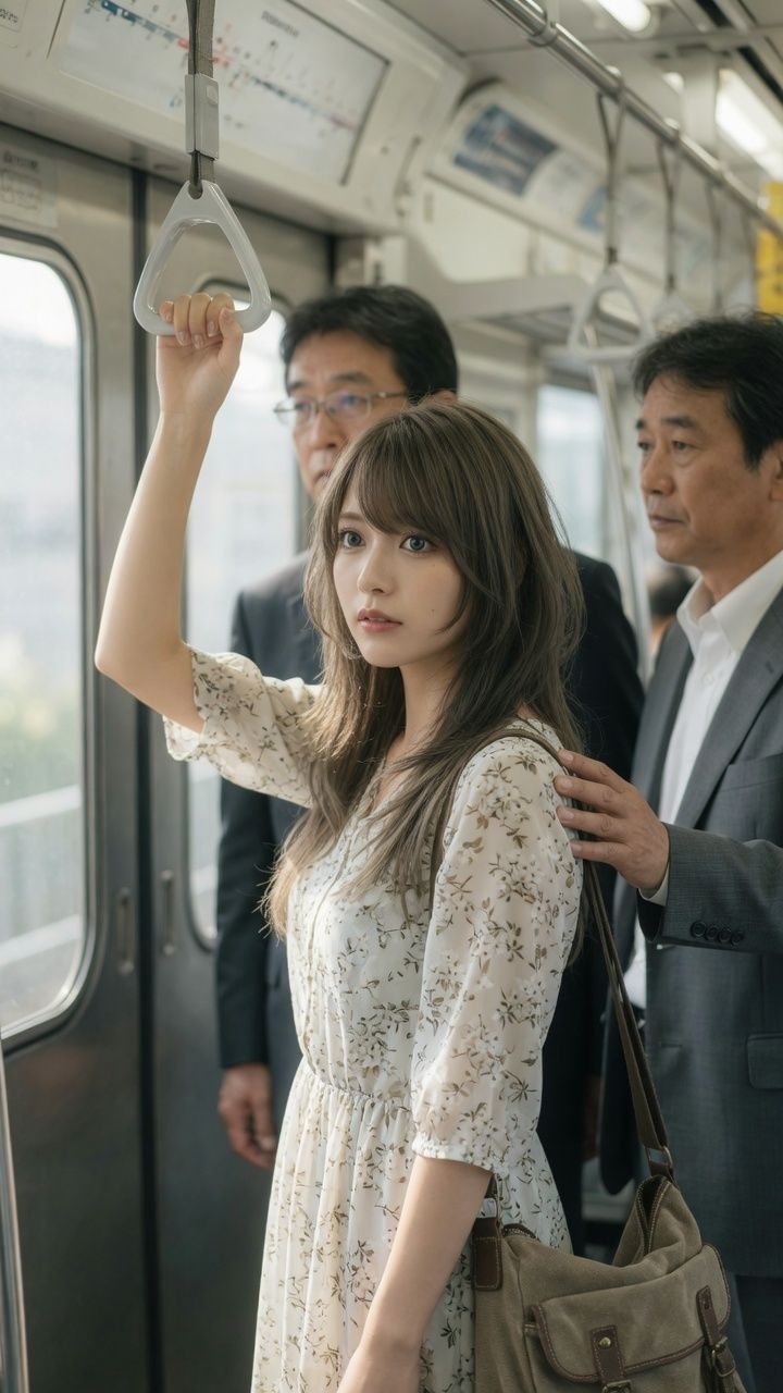 電車で見かけた好みの女性に悪戯のサンプル画像 6