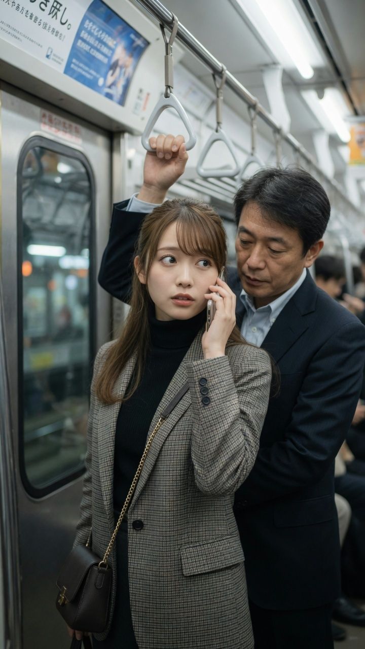 電車で見かけた好みの女性に悪戯 画像7