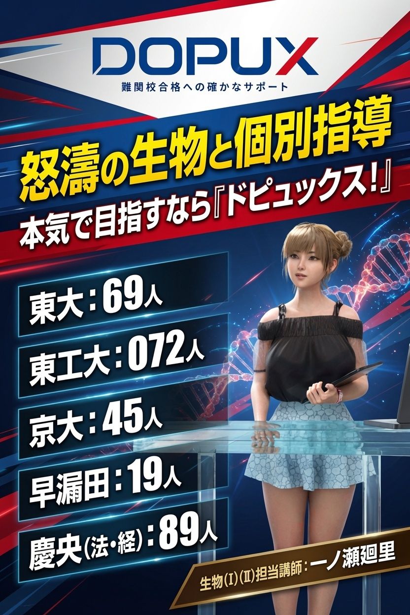 【▲20】一ノ瀬廻里 大学に進学し強豪予備校『DOPUX（ドピュックス』で生物I，IIを教える名物講師に！（Vol.026:気孔）のサンプル画像 1