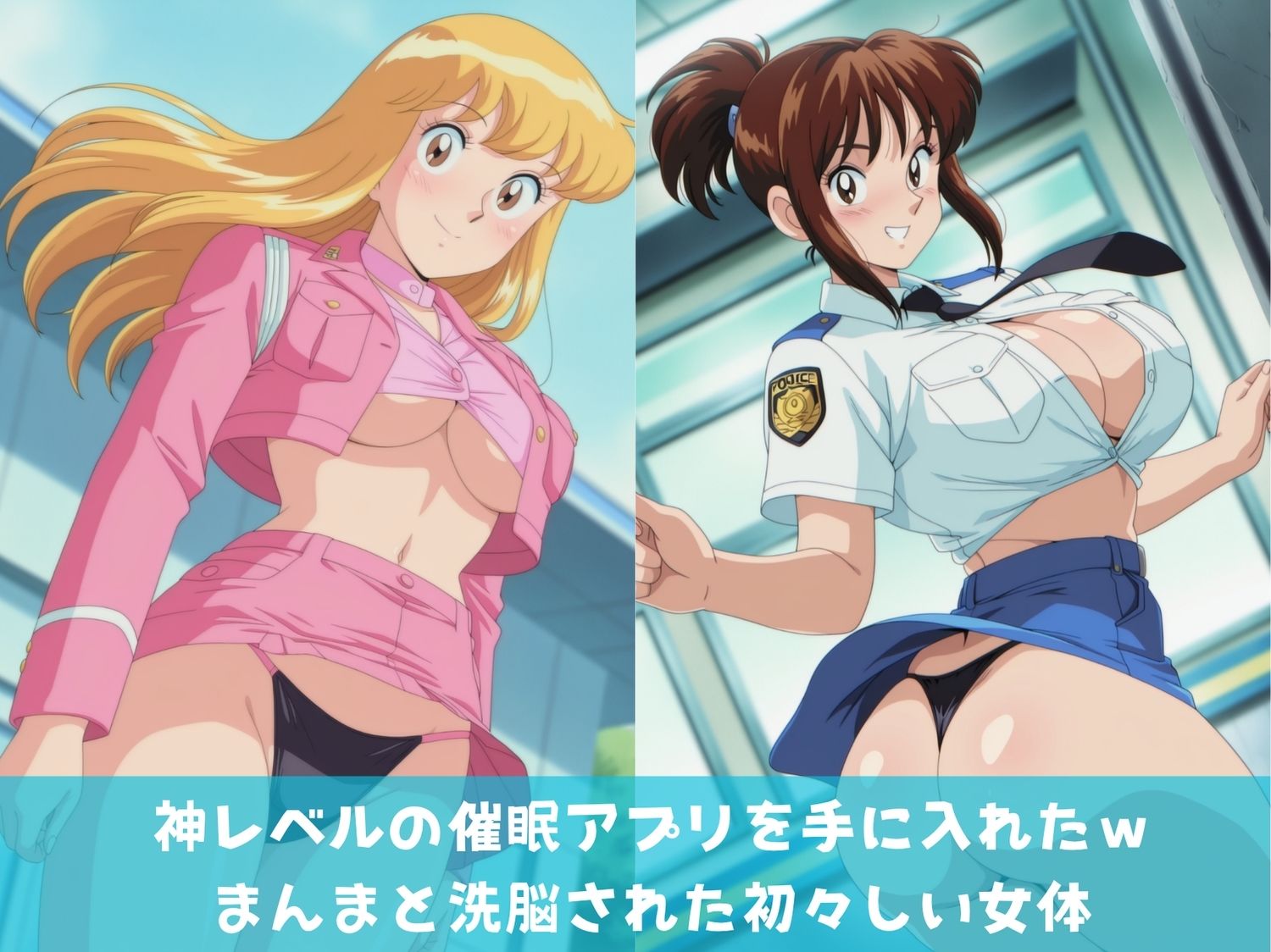【寝取られ】神催●に狂う女体〜こちら葛●区亀有公園●派出所〜のサンプル画像 1