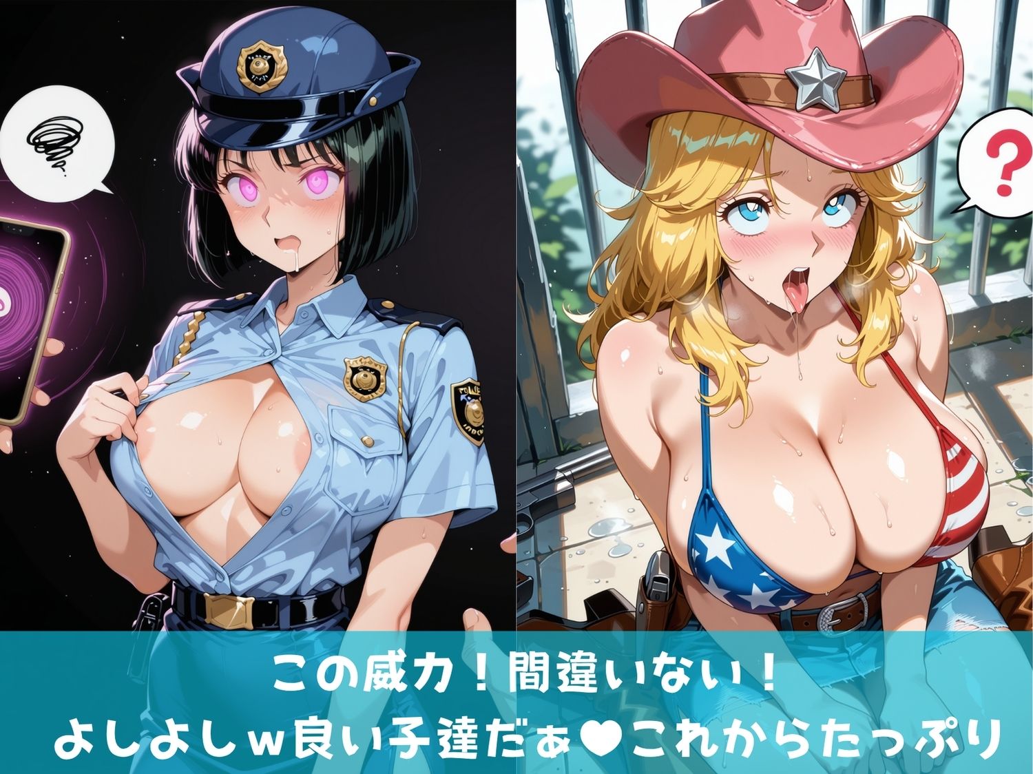 【寝取られ】神催●に狂う女体〜こちら葛●区亀有公園●派出所〜のサンプル画像 2