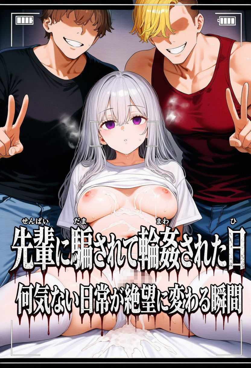 先輩に騙されて輪●された日のサンプル画像 1