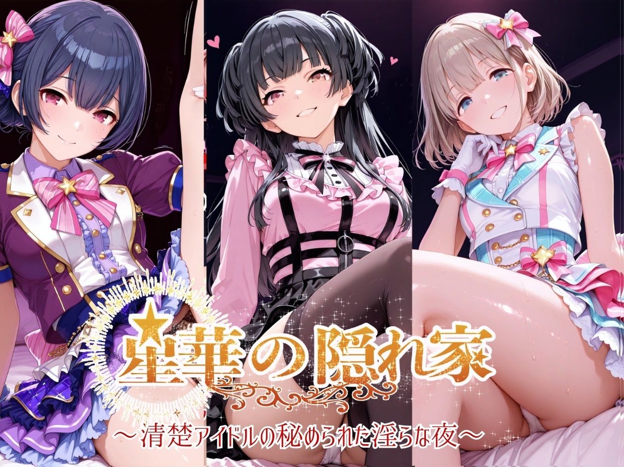 星華の隠れ家 〜清楚アイドルの秘められた淫らな夜〜芹●あさひ・黛●優子・杜●凛世 編の画像1