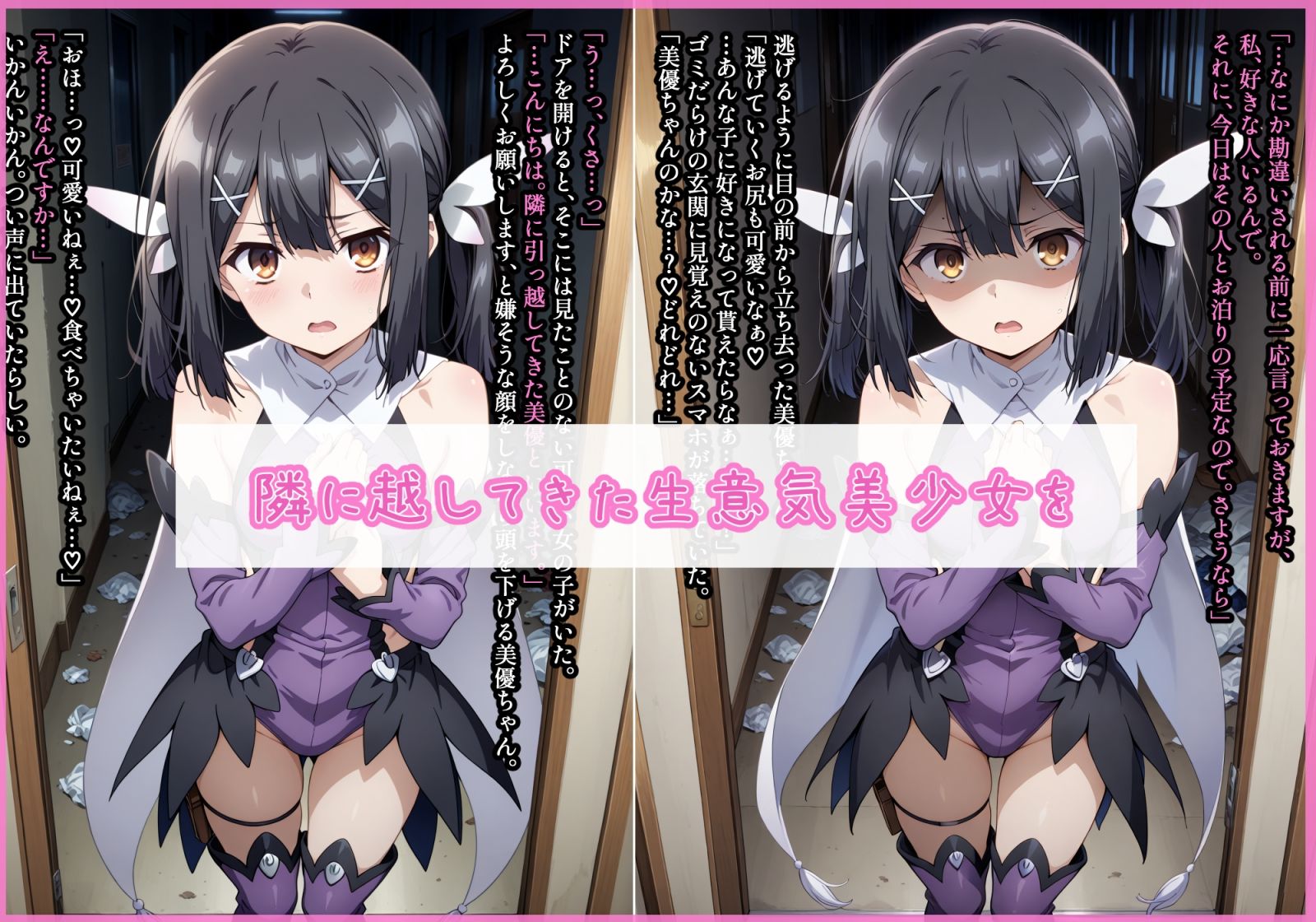 隣に越してきた○○ちゃんを催●アプリで僕のオナペットにして好き放題する話のサンプル画像 1