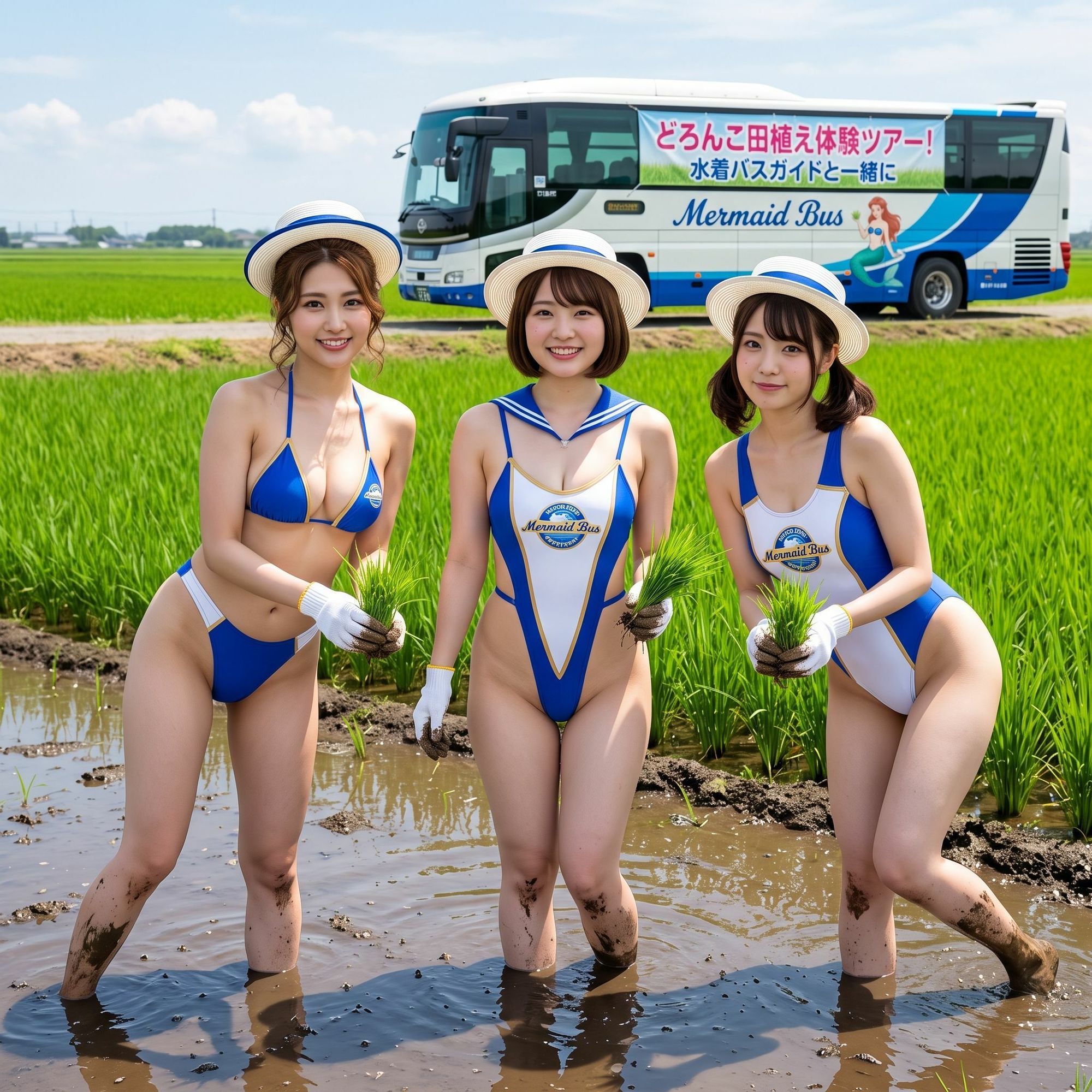 水着バスガイド写真集のサンプル画像 6