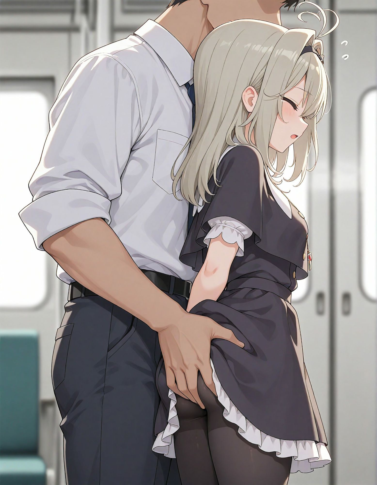 【動画付き】痴●電車 犯●れた少女 森亜る●か編のサンプル画像 6