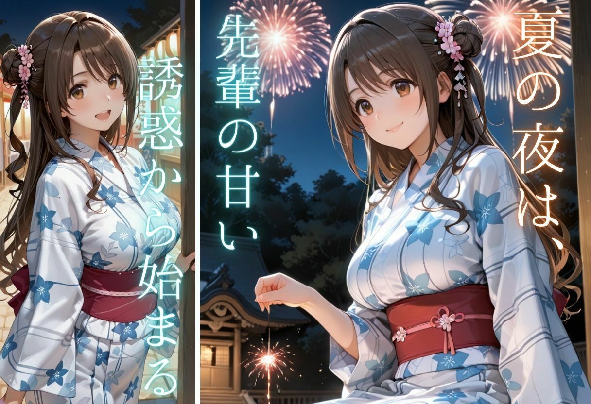 先輩との夏...花火デートからびしょ濡れ本殿SEX vol.3のサンプル画像 4