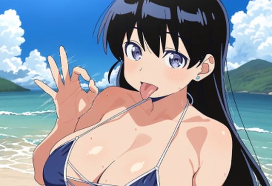 水着の鉱物女子とラブラブエッチ＆NTRエッチの商品画像