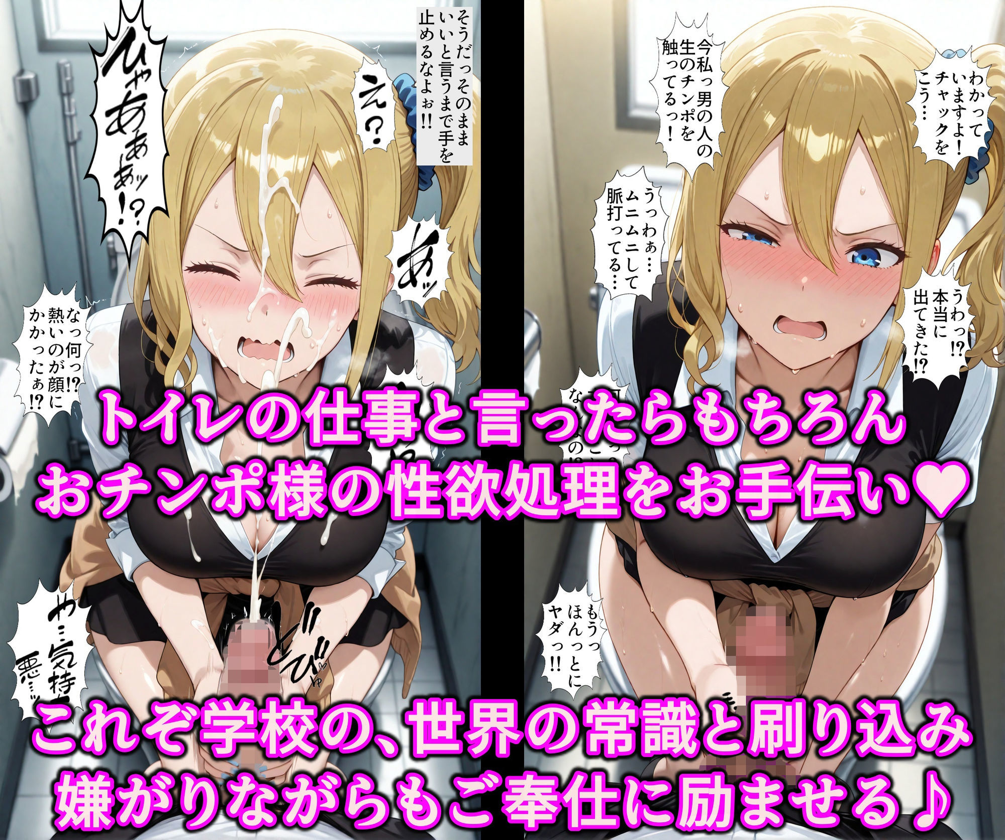 かぐや様達をエロ支配したい！！校則洗脳で生徒全員いいなり発情♪精子ベトベトでチンポ媚びる淫乱性奴のサンプル画像 6