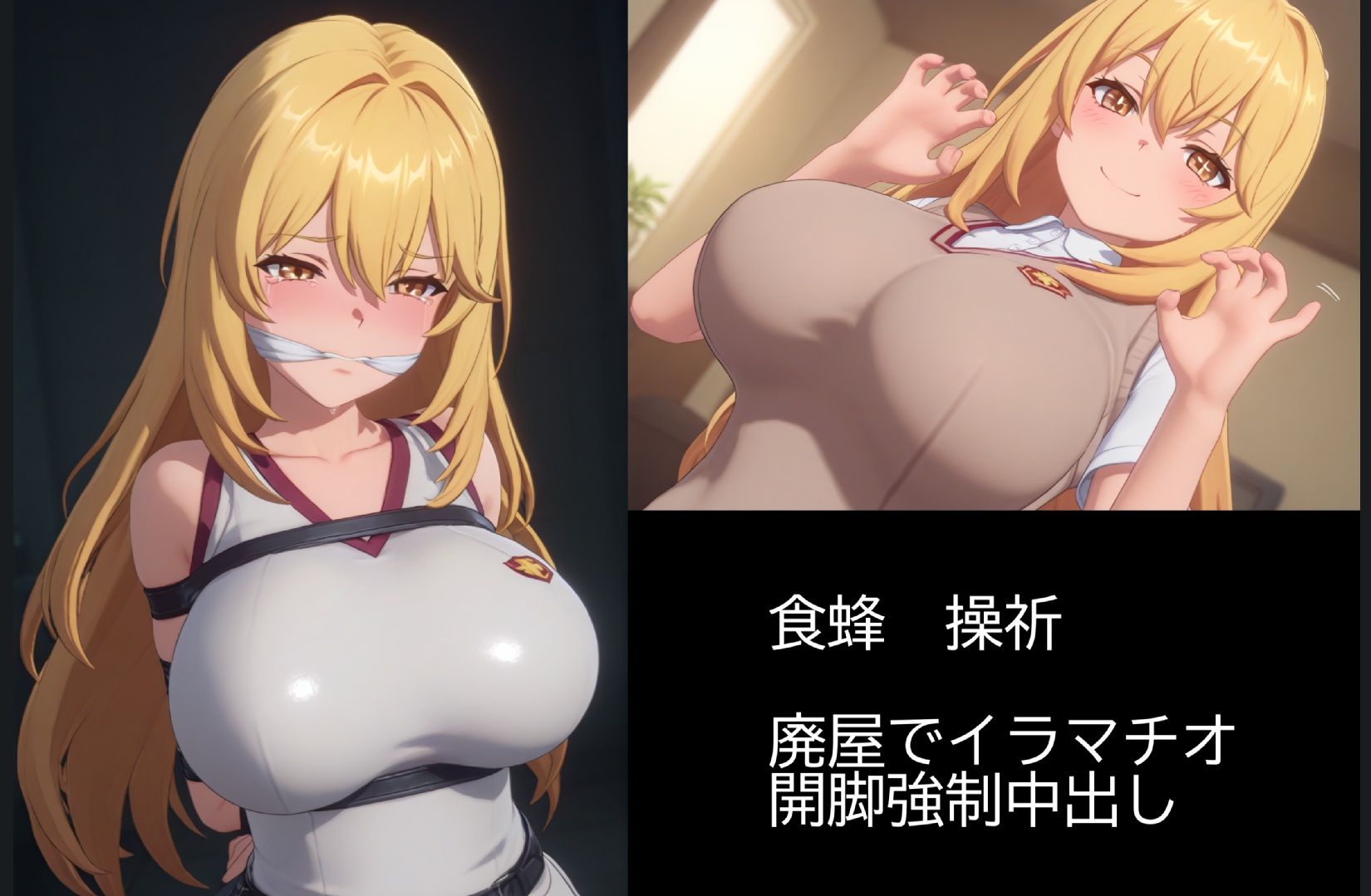 【4K高画質】巨乳キャラ強●爆乳化＆凌●（ToL〇VEる、ブルアカetc..）【70分越え超ボリューム】の画像9