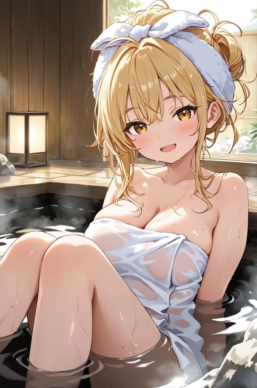 エロゲー好きな金髪ギャルちゃんとのえっちなご奉仕タイム 混浴編のサンプル画像 6