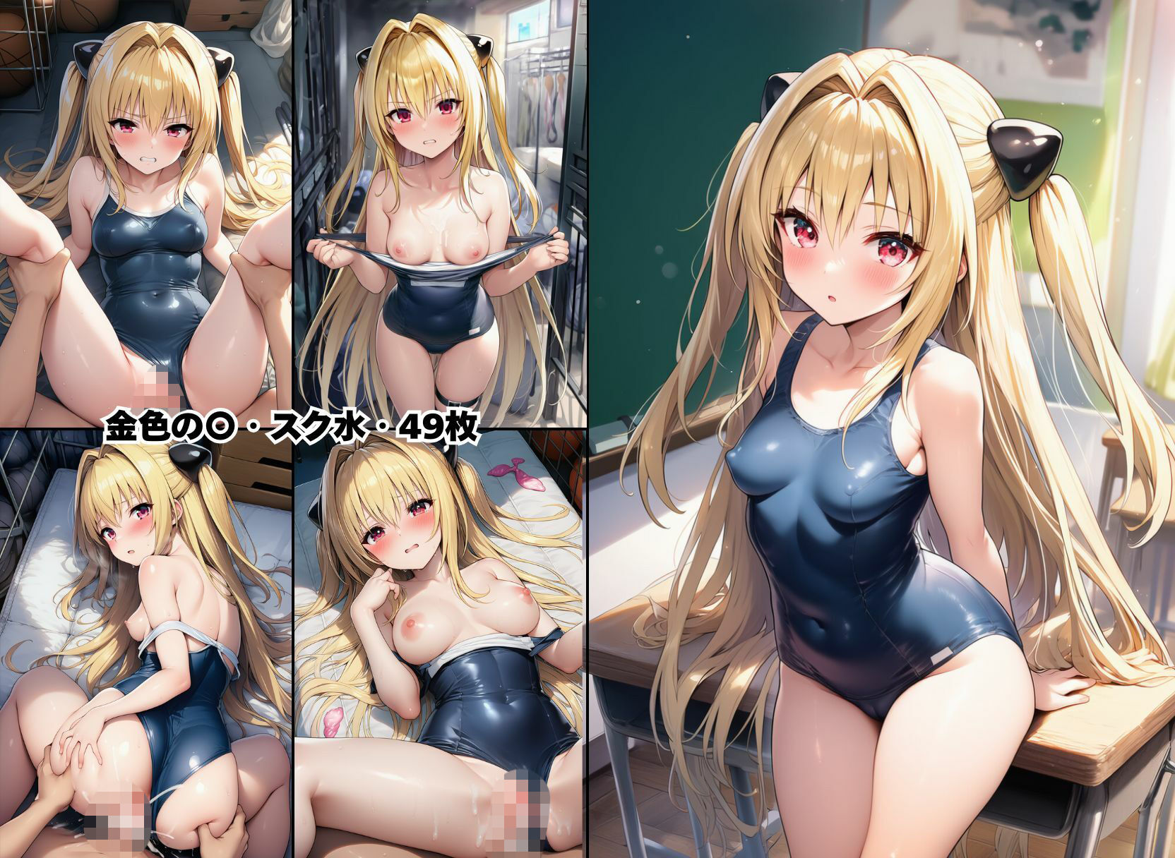 文化祭のコスプレでTo●OVEるヒロインが寝取られたのサンプル画像 6