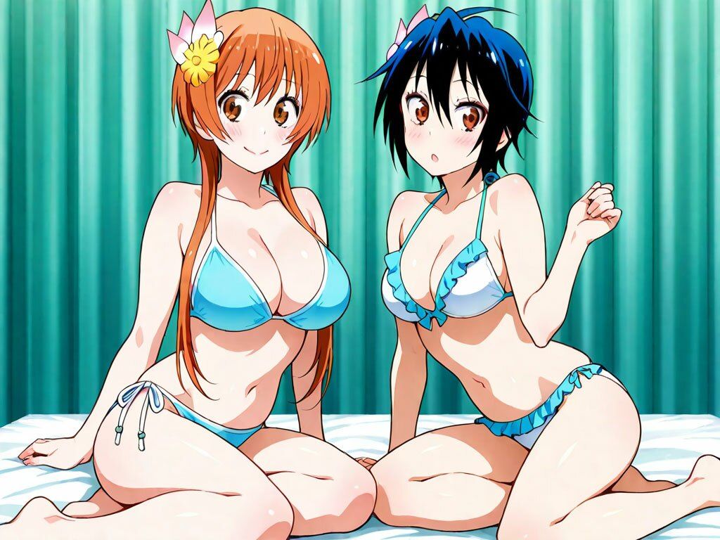 万里花＆鶫 お部屋でビキニエッチCG集のサンプル画像 1