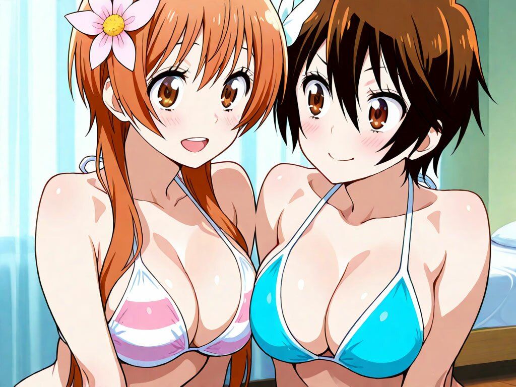 万里花＆鶫 お部屋でビキニエッチCG集のサンプル画像 3