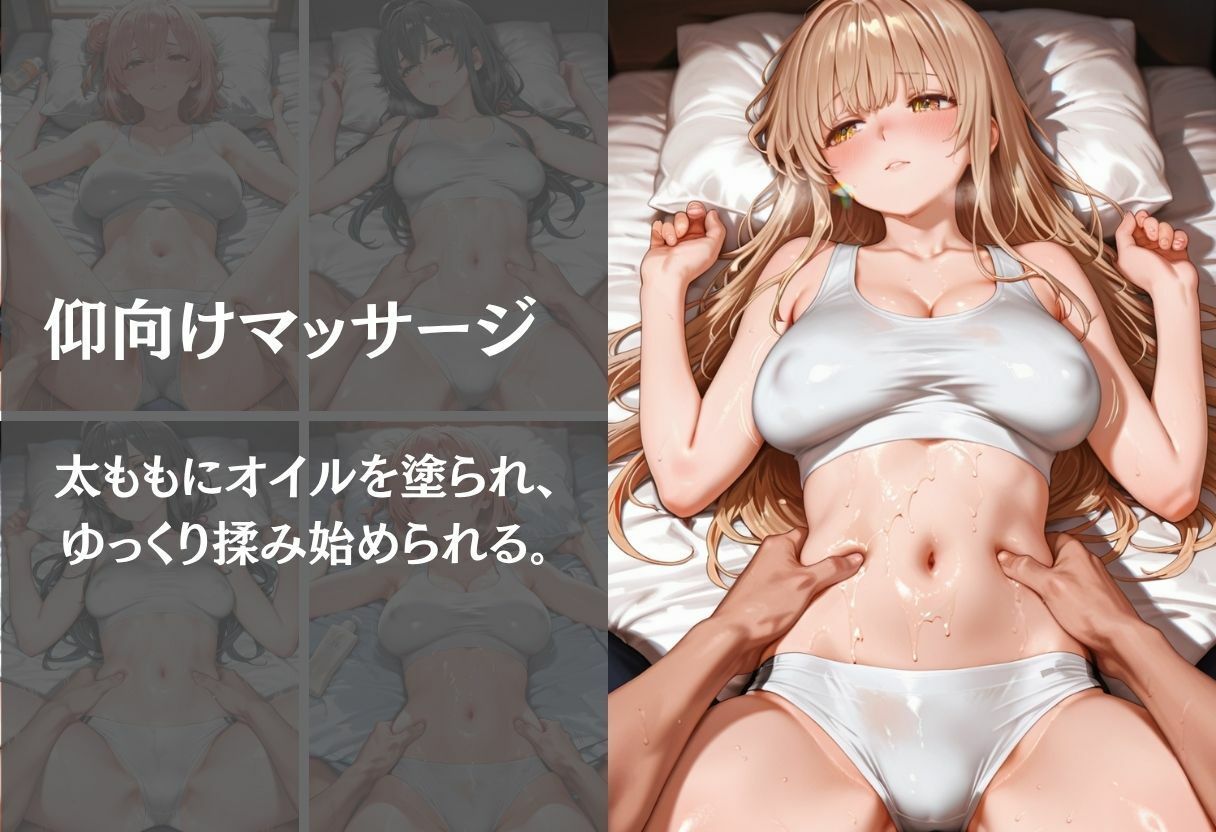 巨乳美女たちをオイルマッサージでとろとろに犯した話〜Vol.2〜のサンプル画像 4