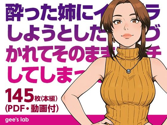 酔った姉にイタズラしようとしたら気づかれてそのままエッチしてしまった（本編画像145枚・動画6本・PDF）の商品画像