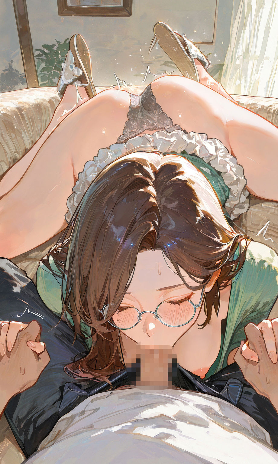 眼鏡 Green 美女 〜一軒家奥様編〜 私家版のサンプル画像 6