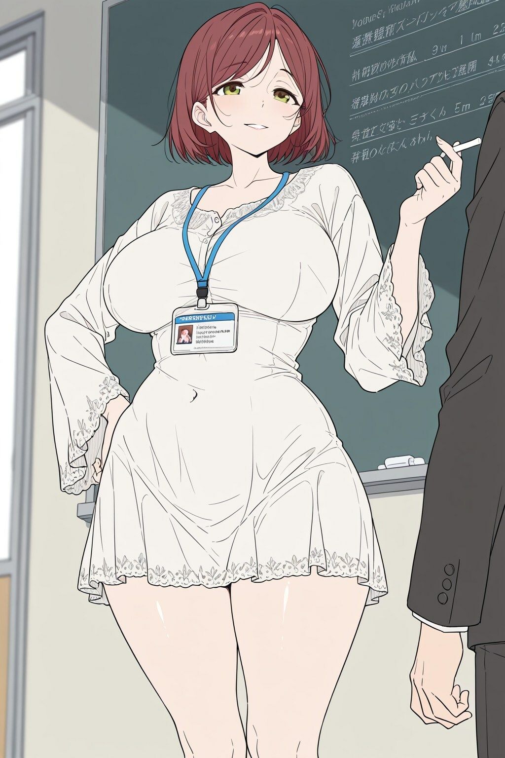 防〇大学校のエロ女教官とスク水えっちさせていただいたのサンプル画像 3