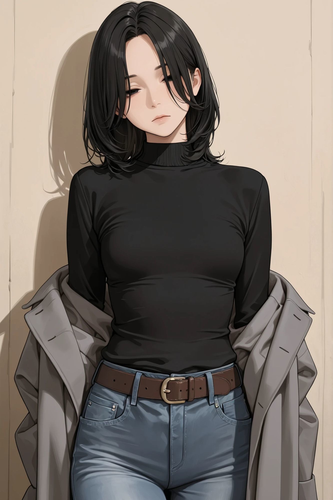 【AIイラスト集】クール系人妻メイド美香の日常〜言いなりファッションショー〜のサンプル画像 1