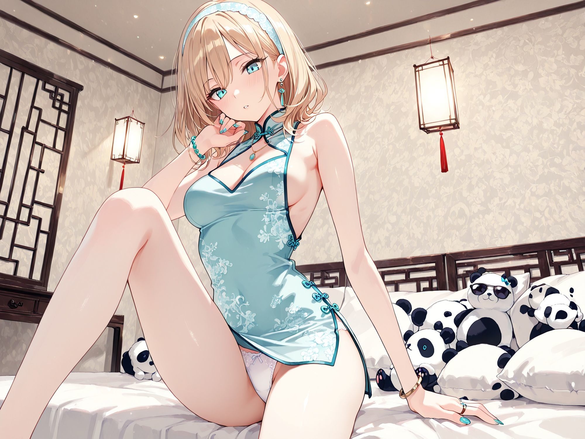 『一人あそび。』〜チャイナ服 Ver.〜のサンプル画像 5