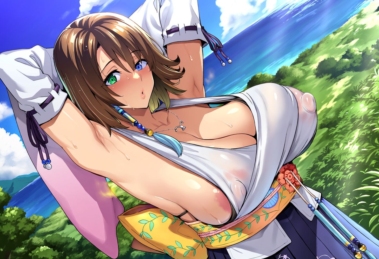 【ユ◯ナ（FF1◯）】（合計221枚、妊婦ネタあり）のサンプル画像 1