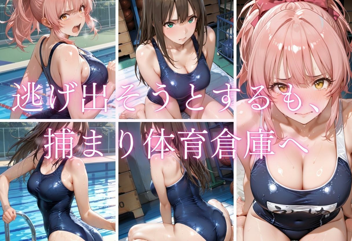 学校のプールでスクール水着を狙う教師〜逃げるヒロインは体育館倉庫で完堕ち〜Vol.1の画像7