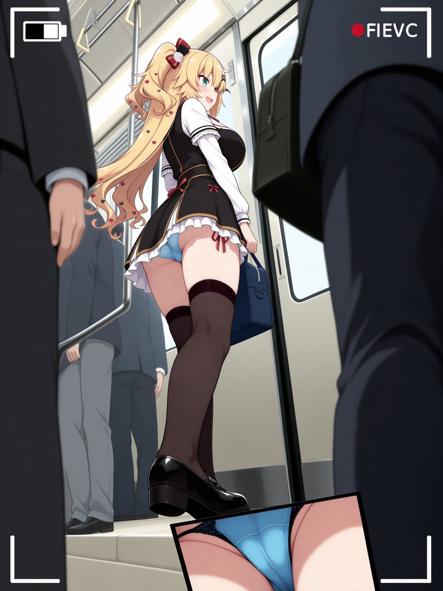 【ホ〇ライブ】電車に乗ったらホ〇メンが乗ってたから盗撮してみた 2【150枚収録】の画像9