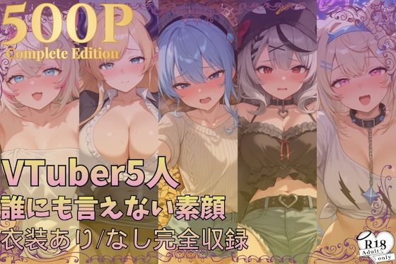 【500枚収録】配信後、誰にも言えない素顔 ― VTuber5人 総集編・衣装あり/なし完全収録 ― vol.9 [nono Works]