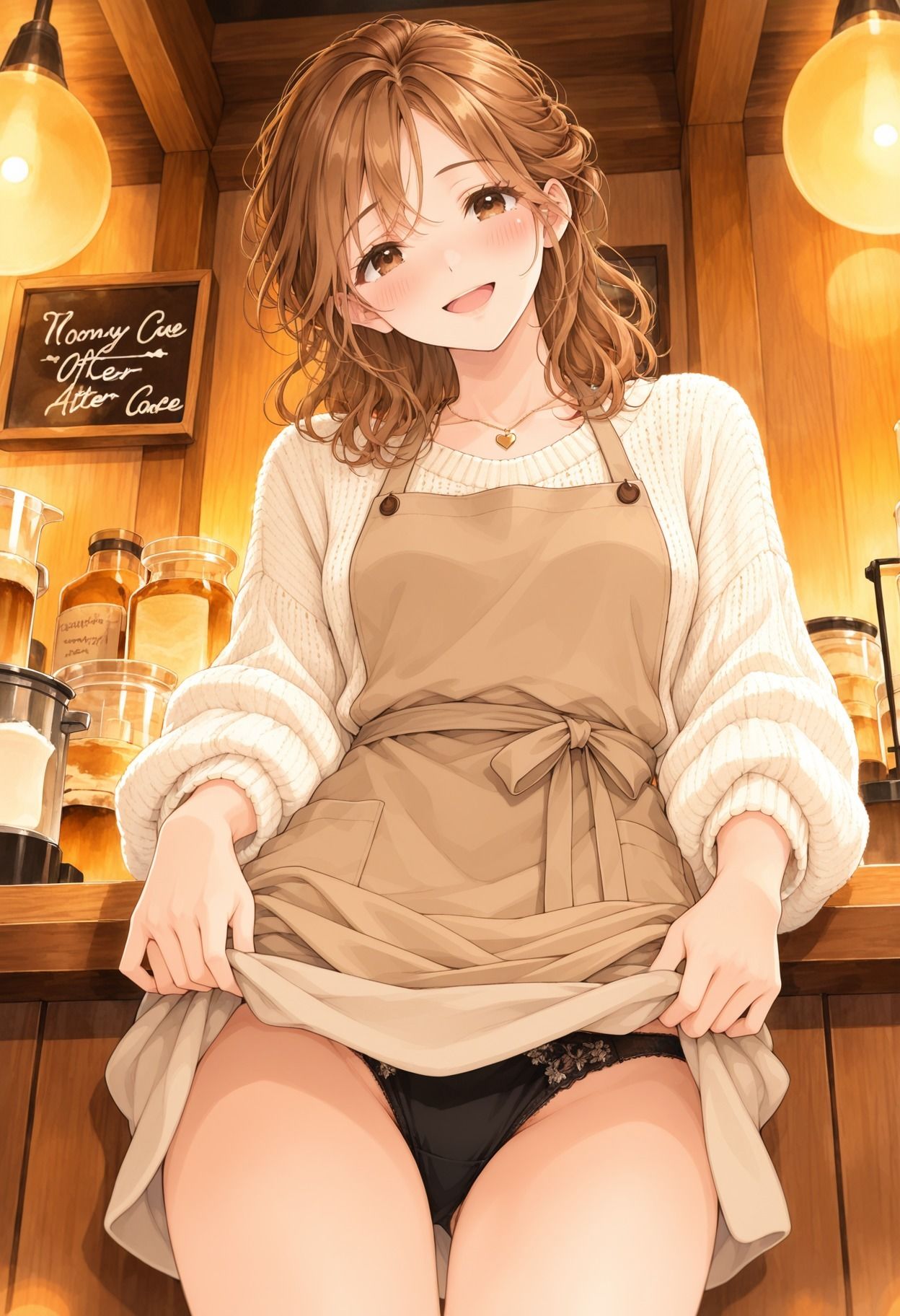 カフェ店員みおの秘密 〜閉店後、二人きりのパンチラ500枚〜の画像4