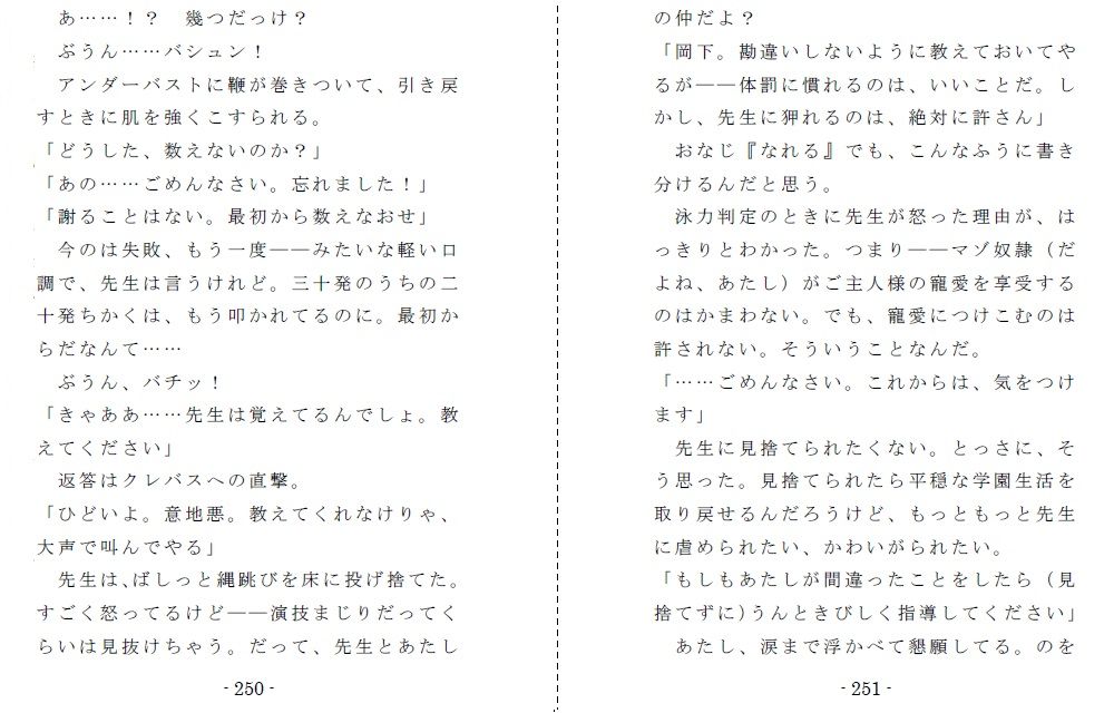 縄と鞭の体育補習のサンプル画像 5