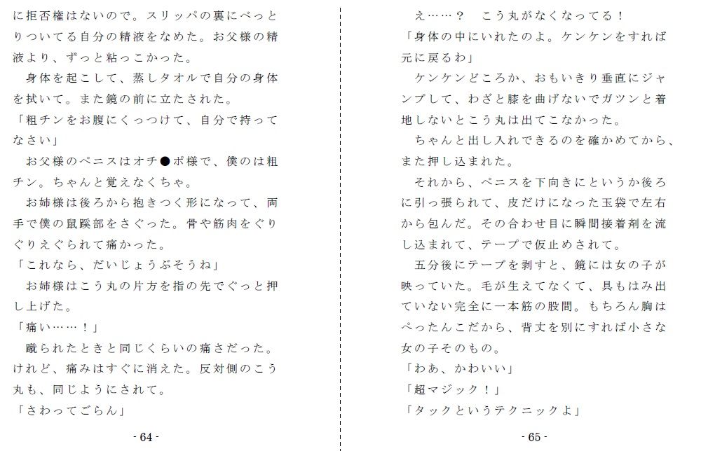 僕はパパの牝奴隷画像no.4