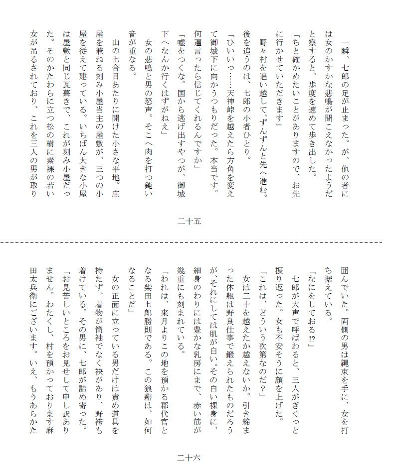 サンプル画像4:悲剣肌風 継承編 [作品ID:d_121369]