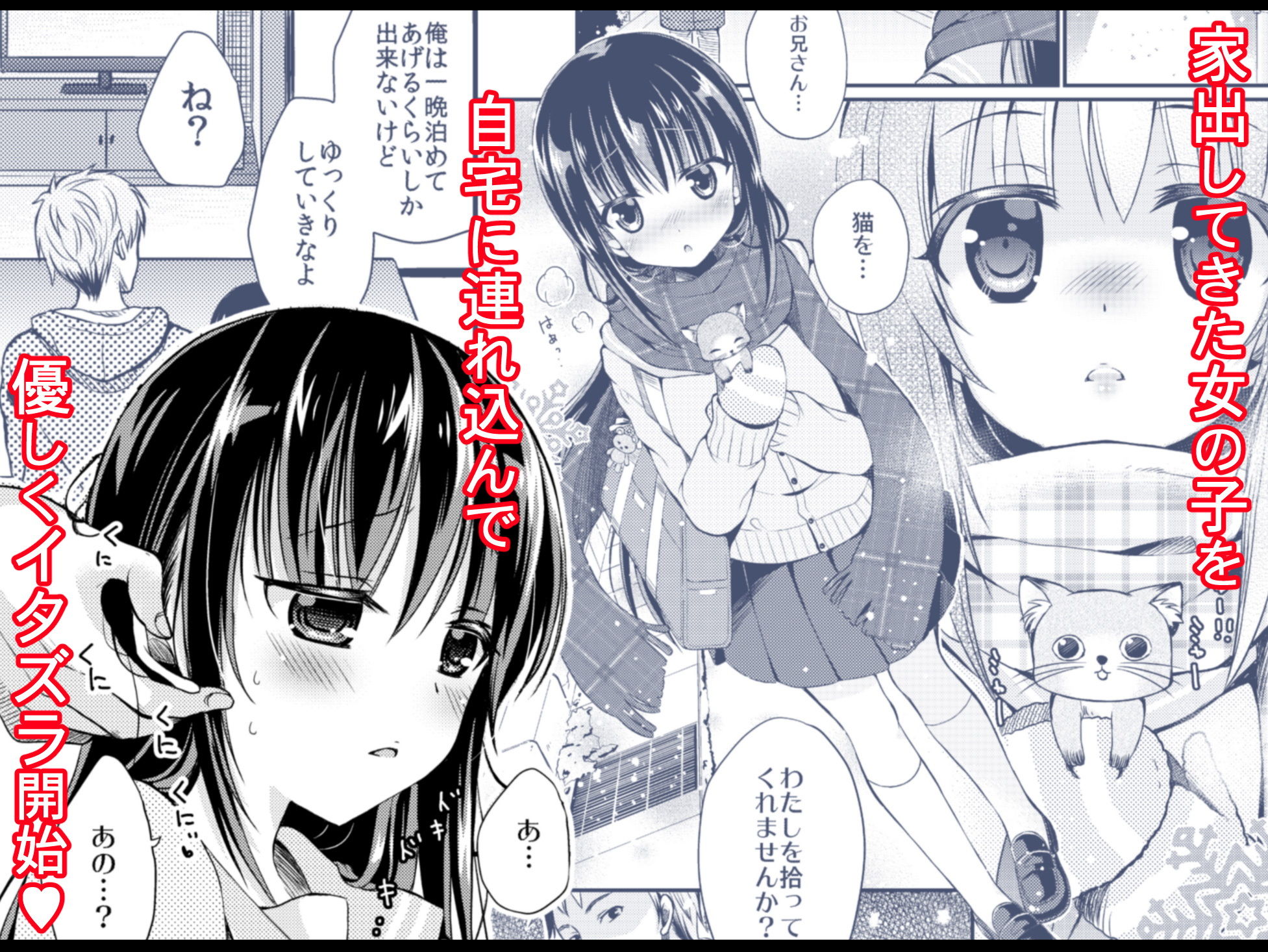 サンプル画像1:純情家出美少女 [作品ID:d_130322]